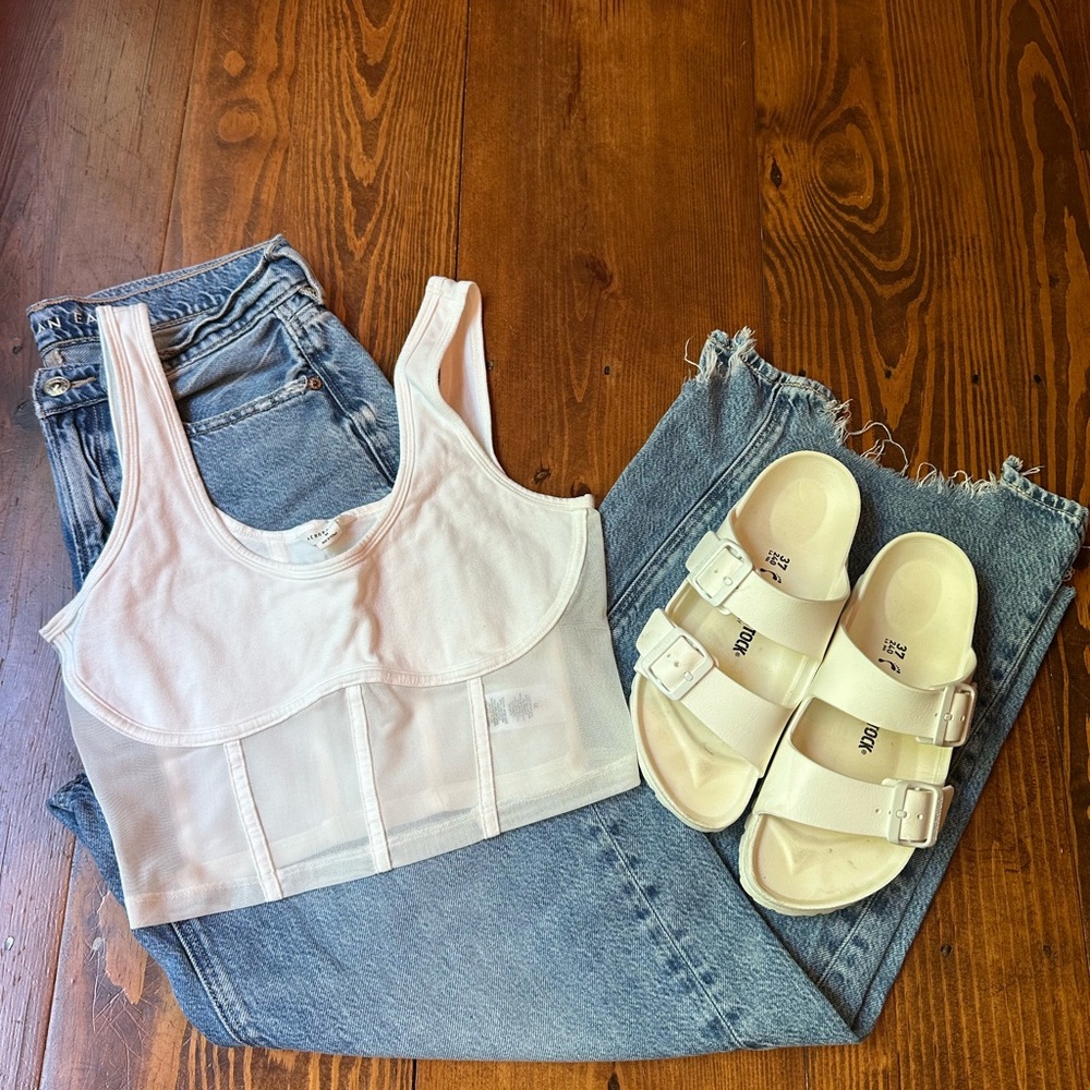Aeropostale White Tank Top